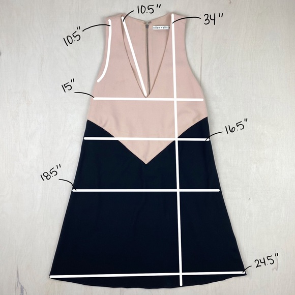 Alice + Olivia Maya Colorblock Racerback Dress - Picture 11 of 11